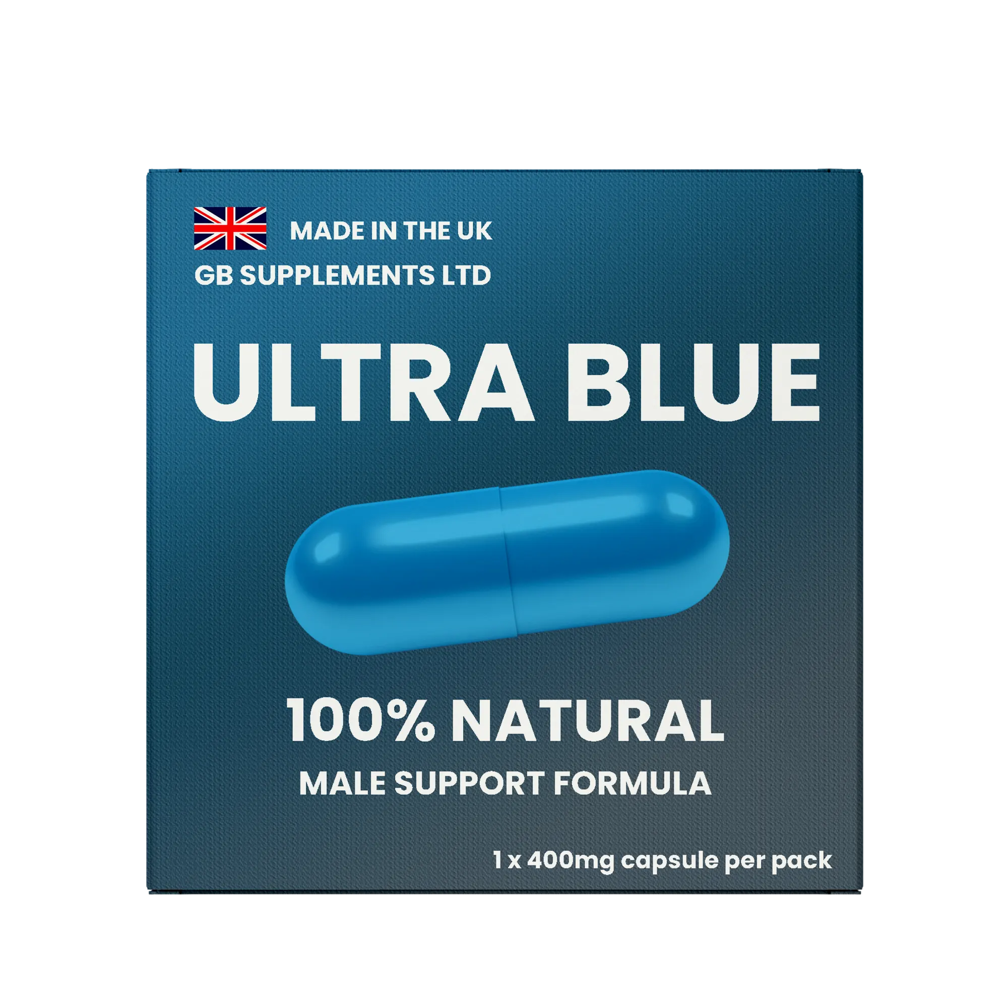 Ultra Blue Male Support Formula 400mg Pill For Men