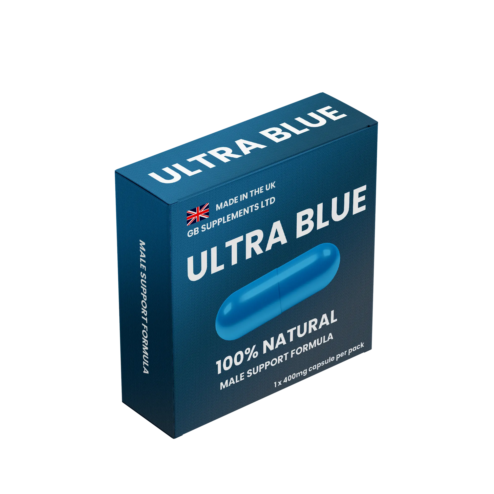 Ultra Blue Male Support Formula 400mg Pill For Men - Image 2