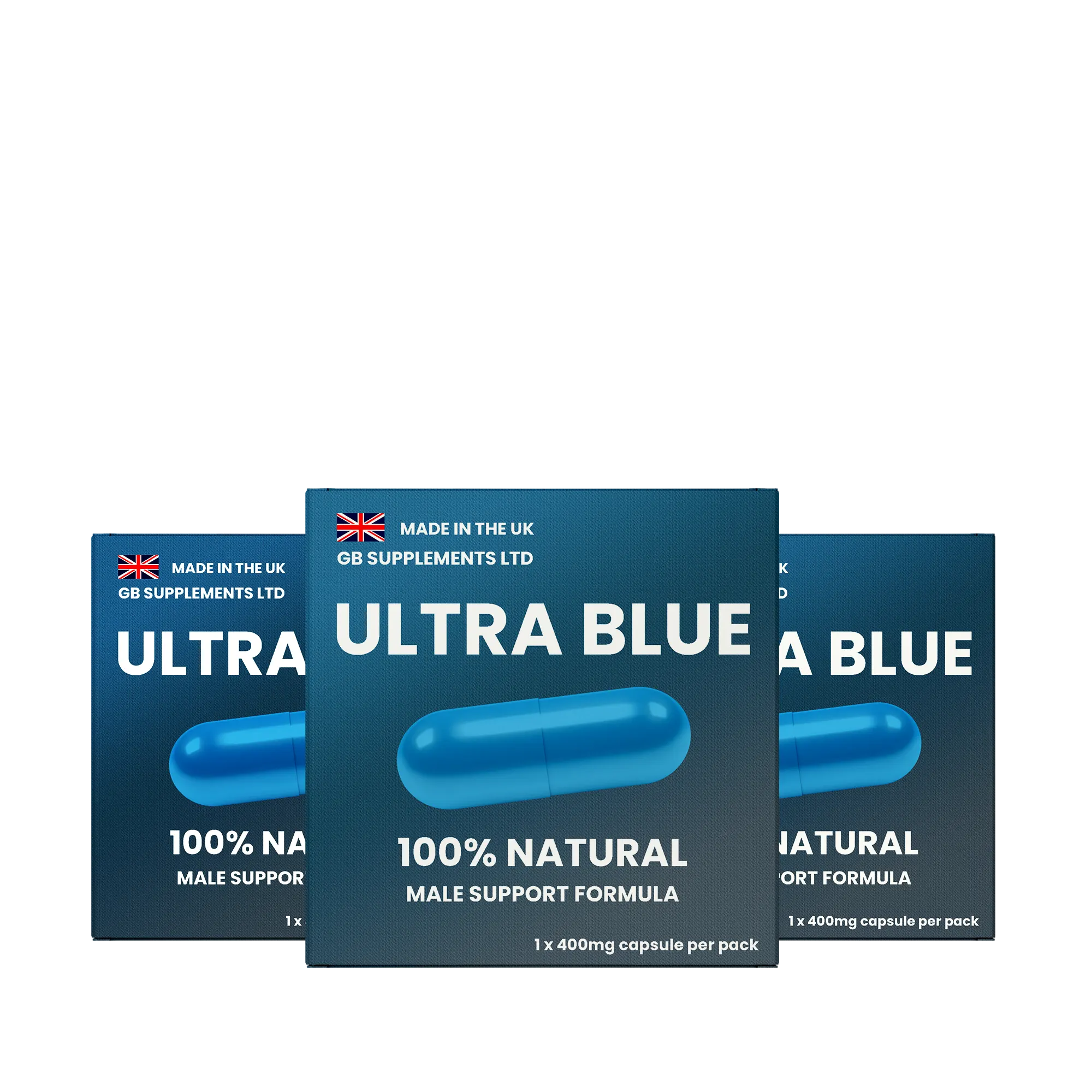 Ultra Blue Male Support Formula 400mg Pill For Men - Image 4