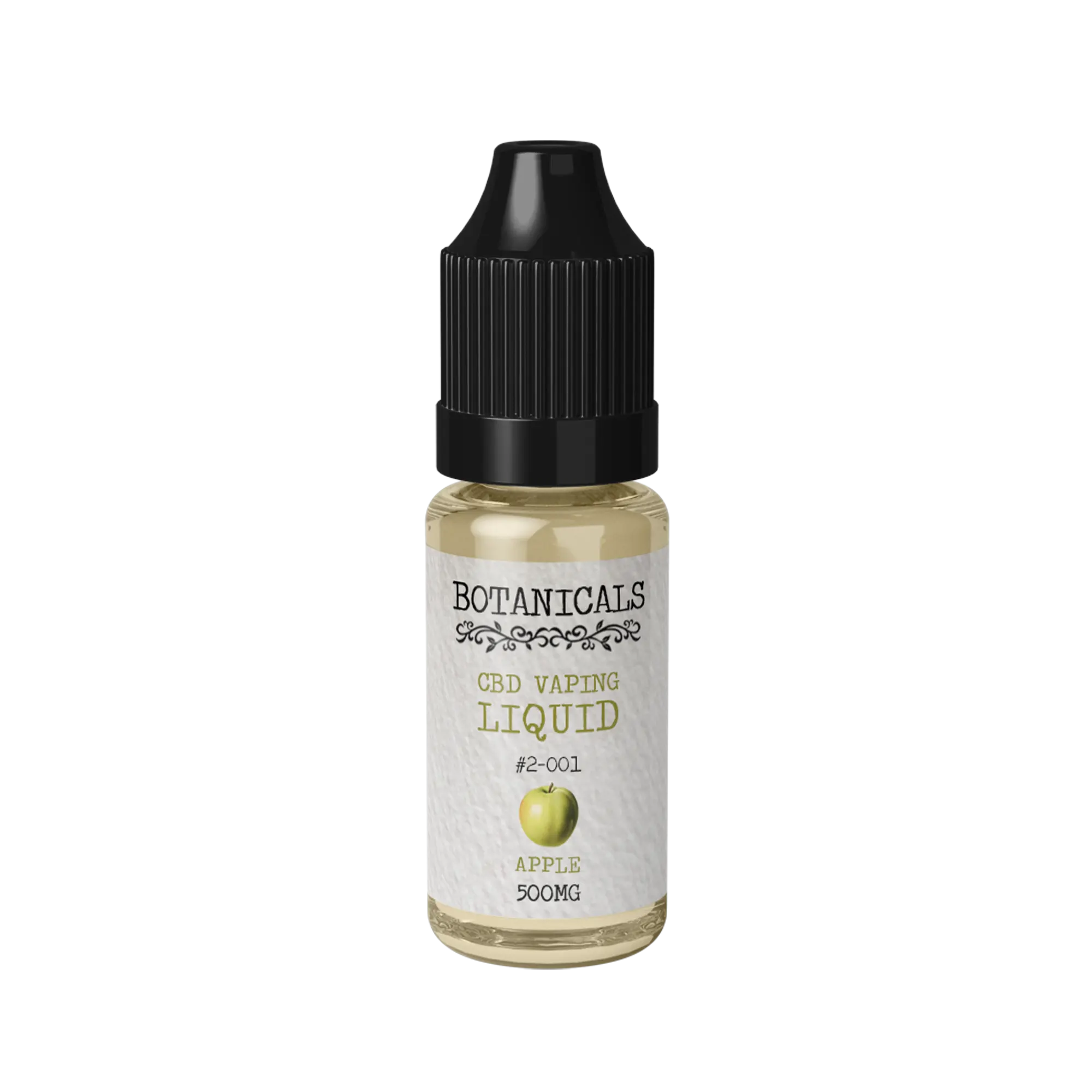 BOTANICALS APPLE CBD VAPING LIQUID - 500MG