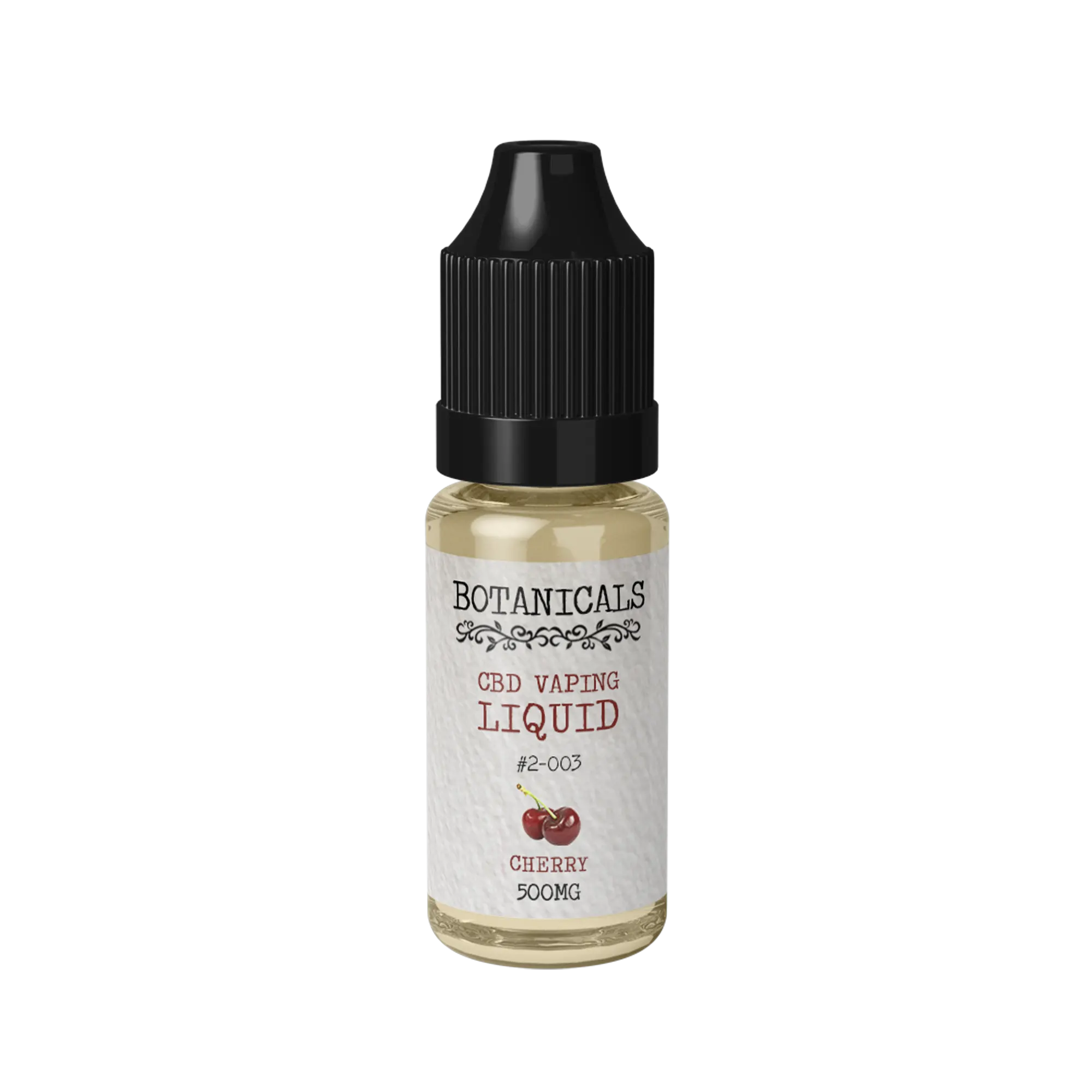 BOTANICALS CHERRY CBD VAPING LIQUID - 500MG