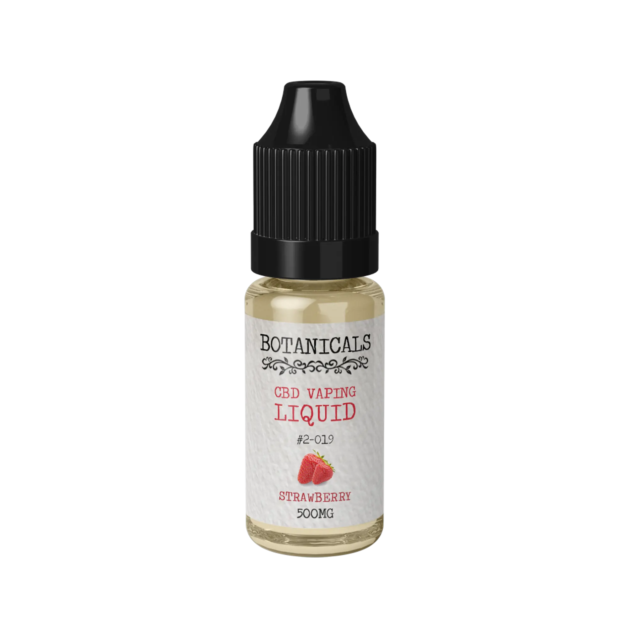 BOTANICALS STRAWBERRY CBD VAPING LIQUID - 500MG