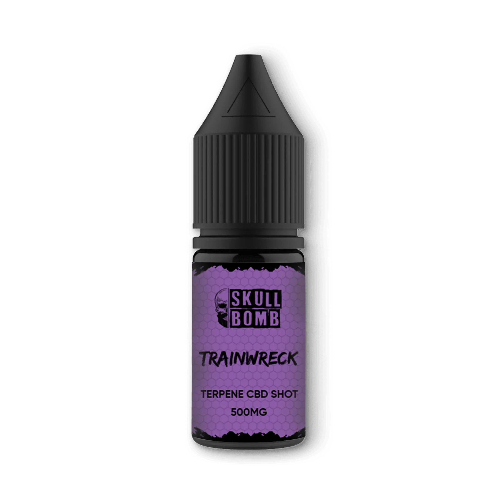 SKULL BOMB TERPENE 500MG CBD SHOT - TRAINWRECK