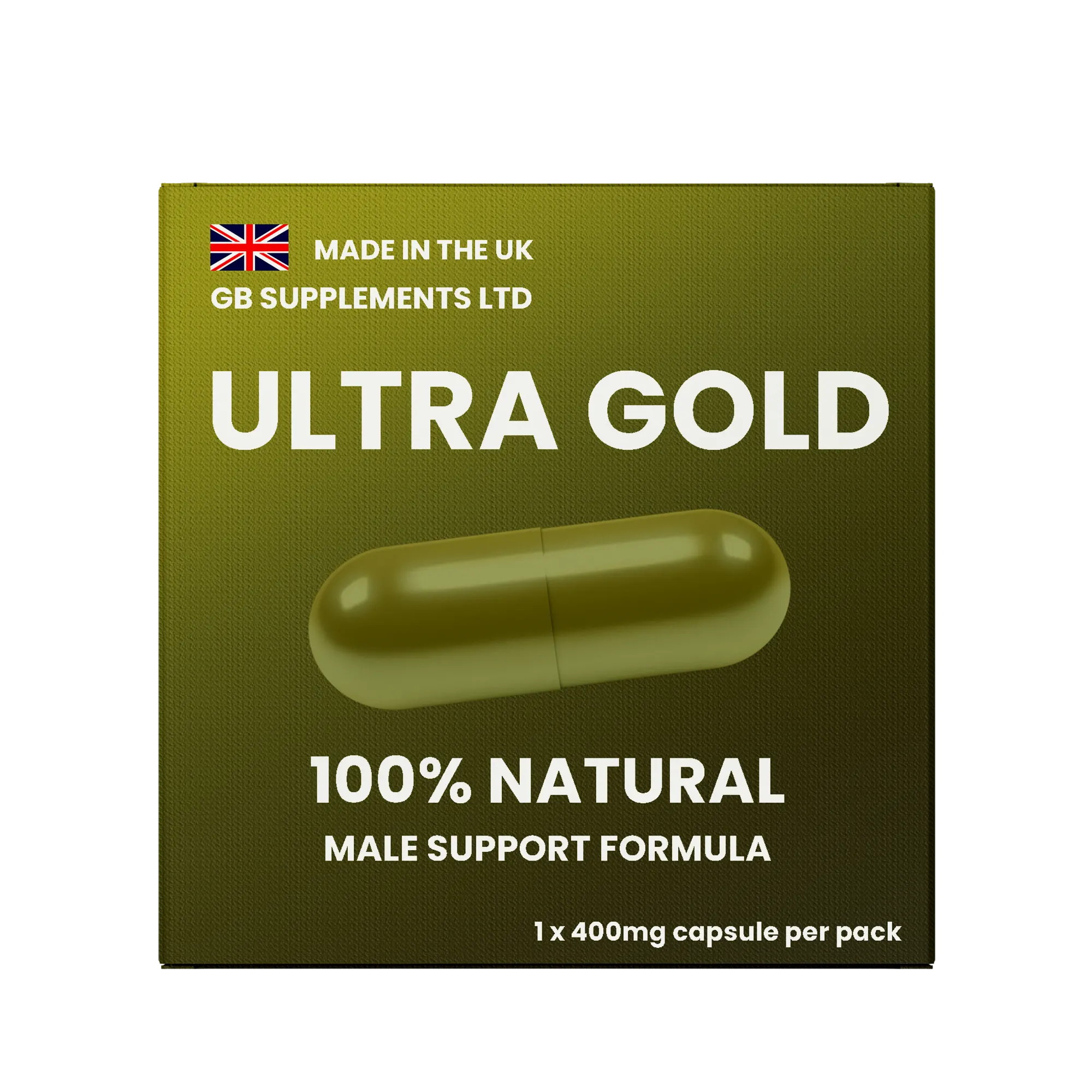 Ultra Gold Male Support & Delay Formula 400mg Pill For Men