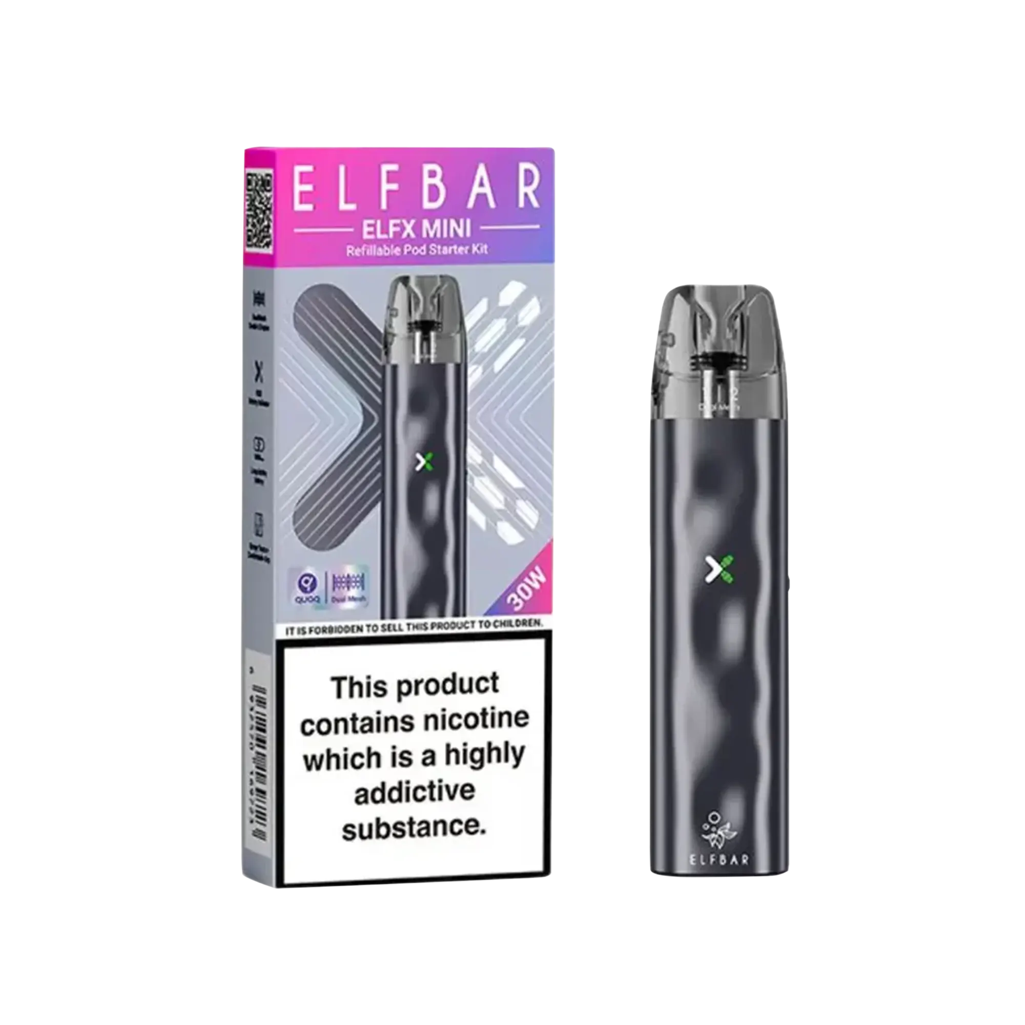 ELFBAR ELFX MINI POD KIT - GREY - Image 2