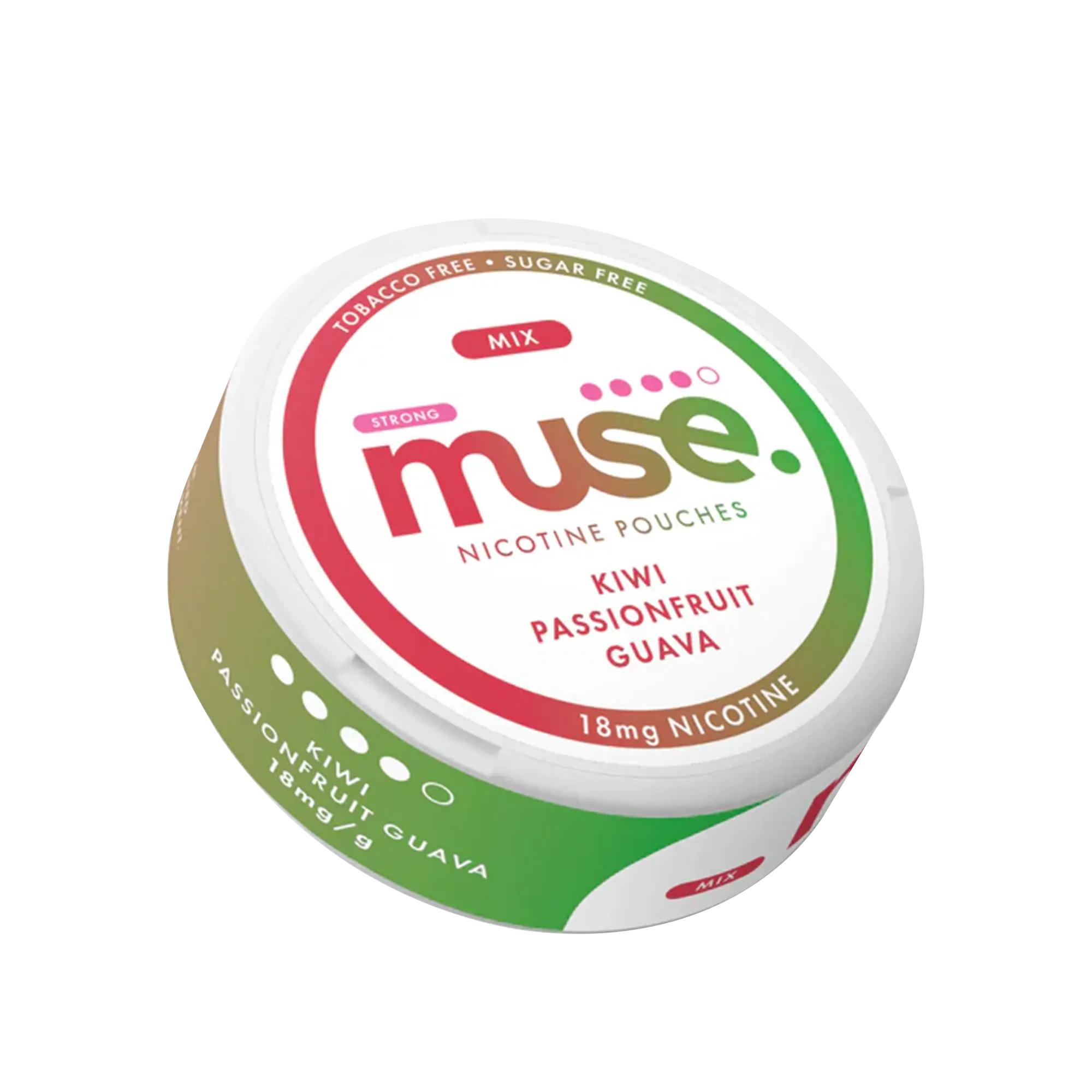 MUSE KIWI PASSIONFRUIT GUAVA 18MG NICOTINE POUCHES
