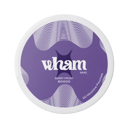 WHAM BERRY FROST 6MG NICOTINE POUCHES (20)