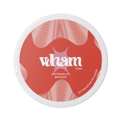 WHAM WATERMELON 6MG NICOTINE POUCHES (20)