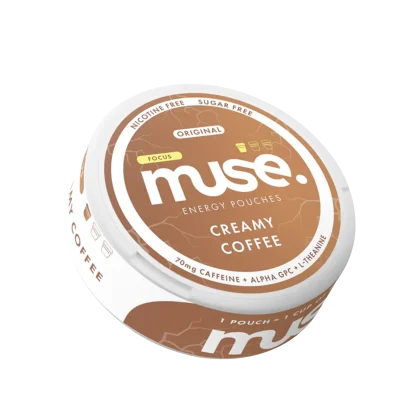 MUSE CREAMY COFFEE 70MG FOCUS ENERGY POUCHES